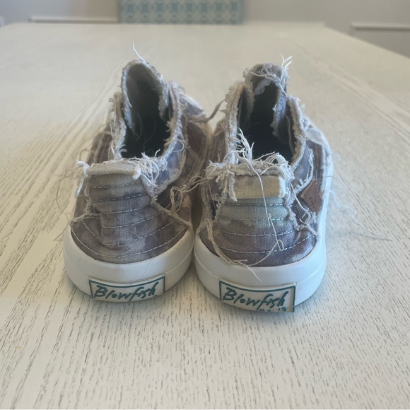 Blowfish Gray Watercolor Play Slip-Ons 6.5 - Picture 4 of 5